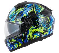 Shark Ridill 2 Raging Beast Casco, nero-verde-blu, taglia XL per maschi