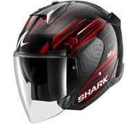 Casco SKWAL I3 JET LIGHT-BLUR Nero Rosso SHARK - UE: XS