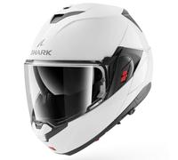 Shark Casco Modulare Flip Back Reversibile OXO Blank Pearly White Bianco