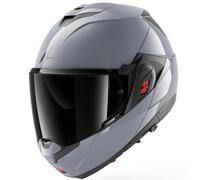 Shark Casco Modulare Flip Back Reversibile OXO Dark Shadow Gun Silver Grigio