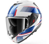 Shark Casco Modulare Reversibile OXO Sikter Bianco Chrome Blu Bianco Rosso