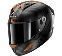 Shark Aeron Carbon Skin Casco, carbone-bronzo, taglia L per maschi