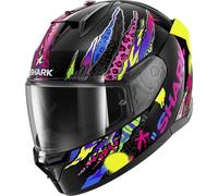 Casco Integrale Shark D-Skwal 3 Fawn Nero Viola Giallo XS
