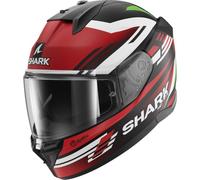 SHARK, Casco Moto Integrale D-SKWAL 3 FIRSTLAP Black Red Green KRG, S