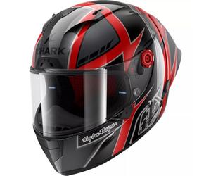 SHARK, Casco Moto Integrale RACE-R PRO GP REPLICA CAM PETERSEN x TROY LEE DESIGNS Black Red Anthracite, XL