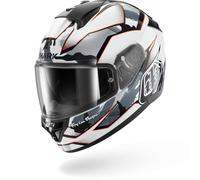 Shark, Casco Moto Integrale RIDILL 2 MATRIX x TROY LEE DESIGN CAMO White Silver Red, M
