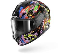 Shark, Casco Moto Integrale RIDILL 2 RAGING BEAST Black Violet Yellow KVY, L