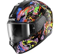 SHARK, Casco Moto Integrale RIDILL 2 RAGING BEAST Black Violet Yellow KVY, XL