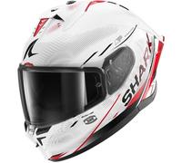 SHARK, Casco Moto Integrale SKWAL CUP SPEED-TECH White Red Black WRK, XS