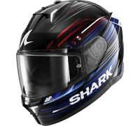 SHARK, Casco Moto Integrale SKWAL i3 LIGHT-BLUR Black Red Blue KRB, M