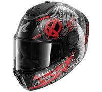 SHARK, Casco Moto Integrale SPARTAN RS CARBON SHIEVER Carbon Anthracite Red DAR, M