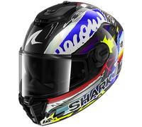 SHARK, Casco Moto Integrale SPARTAN RS CARBON STREETRUSH Carbon Blue Chrome DBU, M
