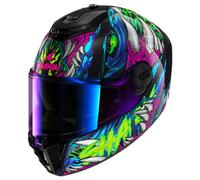 SHARK, Casco Moto Integrale SPARTAN RS SHAYTAN Black Green Violet, S