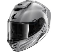 SHARK, Casco Moto Integrale SPARTAN RS SPEED-TECH Silver White Black SWK, XXL