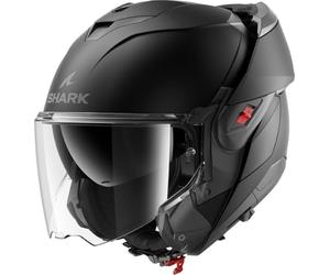 SHARK, Casco Moto Modulare OXO BLANK Black Mat KMA, L