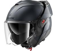 SHARK, Casco Moto Modulare OXO BLANK Gun Metal A05, S
