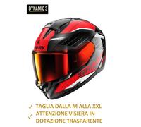 SHARK, Casco Moto Integrale RIDILL 2 BERSEK Black / Red KRA, M