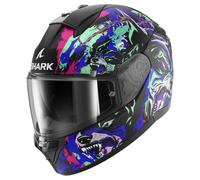 Casco Integrale Shark Ridill 2 Beast Nero Viola Verde Opaco XXL