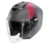 SHARK Casco jet RS JET STRIDE – Opaco Argento/Viola/Blu – Taglia L