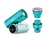 Shark ChillPIll FA022UKBL - Ventola 3 in 1 ad alta velocità, sistema di nebulizzazione ultra fine e sistema InstaChill, include 3 attacchi di raffreddamento, design adatto ai viaggi, Glacier FA022UKBL