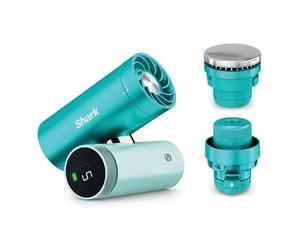 Shark ChillPill 3 in 1 ad alta velocità, nebbia ultra fine e sistema InstaChill, include 3 accessori di raffreddamento, design adatto ai viaggi, Glacier FA022UKBL