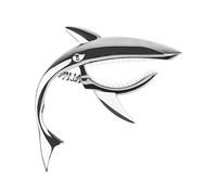 Shark Chitarra Capo, Clip in metallo portatile con Cool Sharks Design, Adroable Compact Accessories Capo, Lightweight Ergonomic Chitars for Acoustic, Folk, Electric and Ukulele