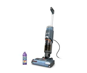 Shark Corded 3-in-1 Vacuum WD161, HydroVac MessMaster-Sistema di aspirazione, Scopa e autopulente con Cavo 3 in 1, per Pavimenti duri e tappeti di Area, WD161, Navy, compacto