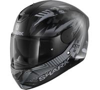 Shark D-Skwal 2 Penxa Casco, nero opaco/grigio, Taglia XS (53/54)