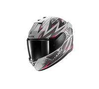 Shark D-SKWAL 3 Blast-R Casco Integrale (Argento Opaco/Nero/Rosa) Gr: XS (53)