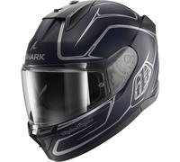 Shark D-Skwal 3 Drone Casco, blu-argento, taglia M per maschi