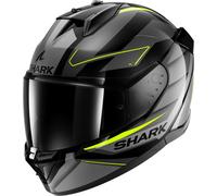 Shark D-Skwal 3 Sizler, casco integrale M male Grigio/Nero/Giallo Fluo
