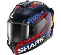 Shark D-Skwal 3 Speed-Vib, casco integrale S female Nero/Rosso/Blu
