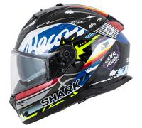 Shark D-Skwal 3 Streetrush Casco Integrale unisex argento, taglia L