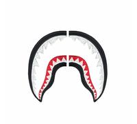 Shark Denti Set Di Due Combo Formatori Ferro Su Ricamato Applicazione Patch