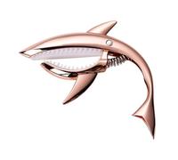 Shark Design Metal Spring Capo for Electric, Acoustic, Classical Guitars & Ukuleles. Lightweight, durable with strong spring for secure fret grip. Fun, eye-catching novelty capo.