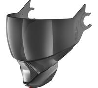 Shark Evojet Set di tenda visiera e mento, grigio-argento per maschi