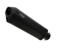 SHARK EXHAUST DSX-10 rivestito in acciaio inossidabile nero opaco, nero