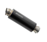 SHARK EXHAUST SRC 4 alluminio elossato nero, nero