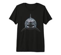 Shark Face Mare Wildlife Nature Shark Maglietta Premium
