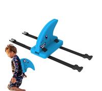 Shark Fin Costume - Kid's Shark Fin Back Float Board | with Adjustable Belt Grey Easy-to-Wear Sharks Play Costume Props Shark Fin Swimming Aid Pool Exercise Equipment Wearable Training