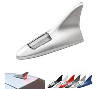 Shark Fin Solar Warning Light for Car, 8 Lights 4 Colors LED Car Roof Lamp, Waterproof Shark Fin Aerial Strobe Light,Solar Powered LED Warning Tail, auto decorativa top montato for Any Vehicle (B)