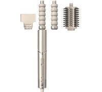 Shark FLEXSTYLE Styler e Asciugacapelli 3 en 1, con Arricciacapelli, Spazzola Ovale Volumizzante, Concentratore e Custodia da Viaggio, Senza Danni da Calore, Champagne, HD426SLEU