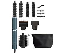 Shark FlexStyle - Styler e Asciugacapelli 5 in 1 - Phon Arricciacapelli, Lisciante, Volumizzante, Diffusore, Concentratore - Evita Danni da Calore - Modello HD456SLEU, Colore Verde Acqua