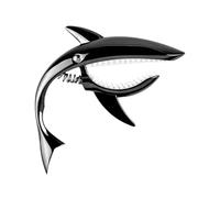 Shark Guitar Capo - Metal String Capo | 5x4cm Guitar Clamp with Smooth Tension Adjustment, Alloy with Non-Slip Grip, String Instrument Accessory, Shark Design for Acoustic Electric Ukulele Play