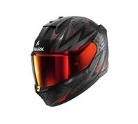 Shark D-Skwal 3 Blast-R Casco, nero-grigio-rosso, taglia 2XL per maschi
