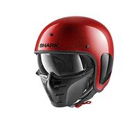 Shark HE2755RRX Casco Moto, Glitter/Rosso, Taglia XXL