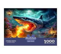 Shark in The Magic Lamp 1000 Pezzi Puzzle Classici Per Adulti E Bambini A Partire Da 12 Anni Giochi Del Cervello Perfetto Per Appassionati Di Esperti - Decorazione Della Casa 70x50cm/1000pcs