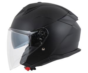 Shark kwal Jet Blank casco jet unisex nero, taglia S