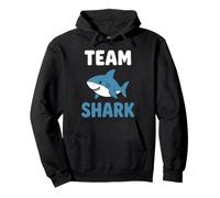 Shark Lover Ocean Animal Marine Life Funny Cute Team Shark Felpa con Cappuccio