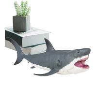 Shark Model, Animal Models, Learning Activities Educational Play Toy for Imagination Development and Home Collection Living Room Display Supplies Decoration, 27x12.5x9cm